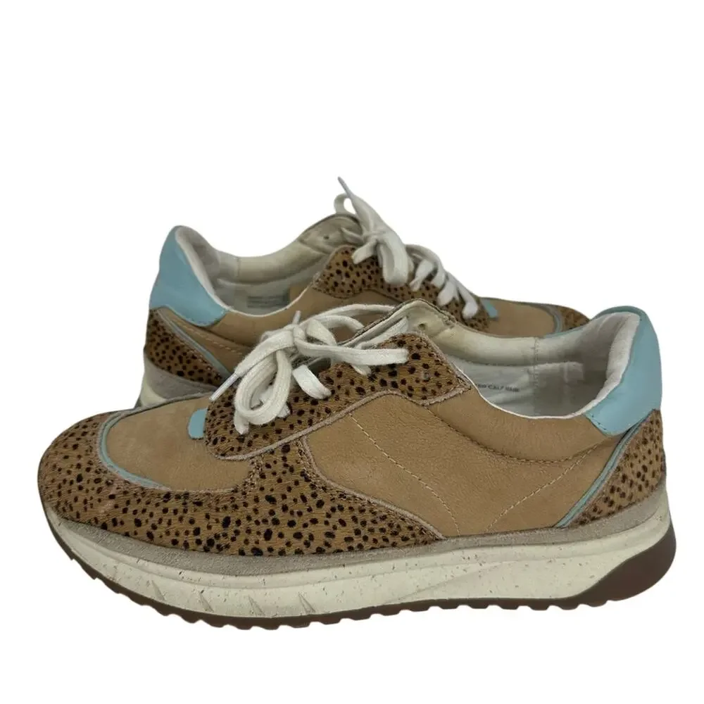 Madewell Kickoff Sneaker Trainer Spot Dot Calf Hair & Nuback - Picture 2 of 11